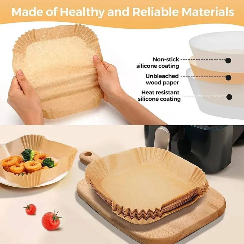 Air Fryer Paper Square 50 PCS
