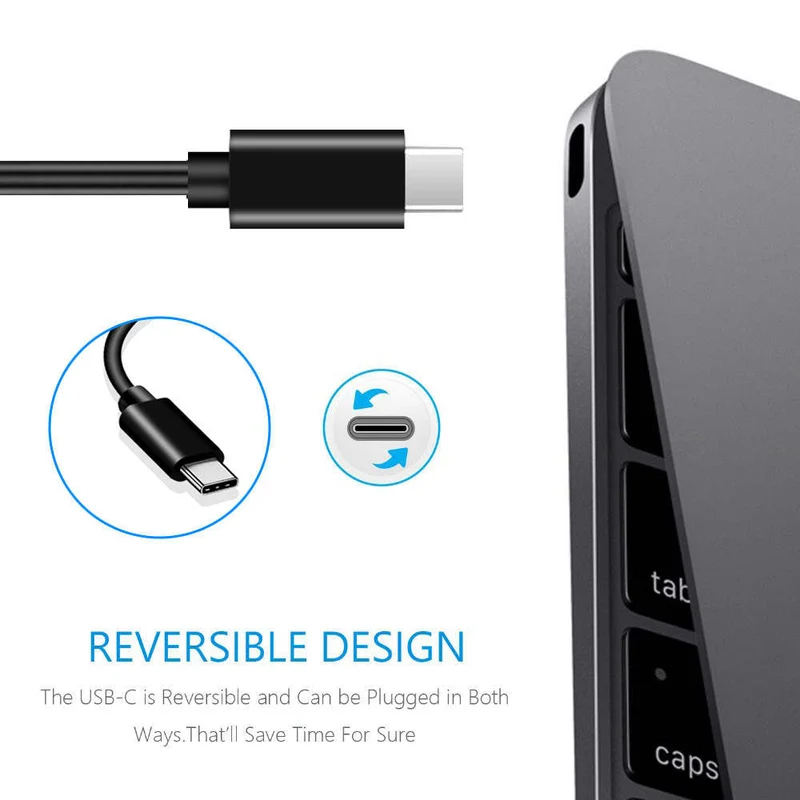 USB Female 3.0 to Type C Male OTG 0.3 m Cable