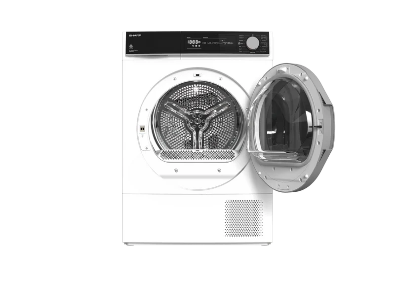 SHARP KD-NHH0S7GW21-EN Freestanding Tumble Dryer 10 kg A++ with Heat Pump Technology