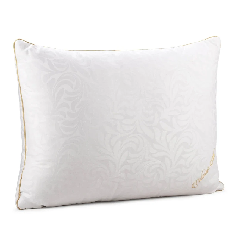 2 x niedriges klassisches Seidenkissen Victoria's Silk – 50 x 70 cm