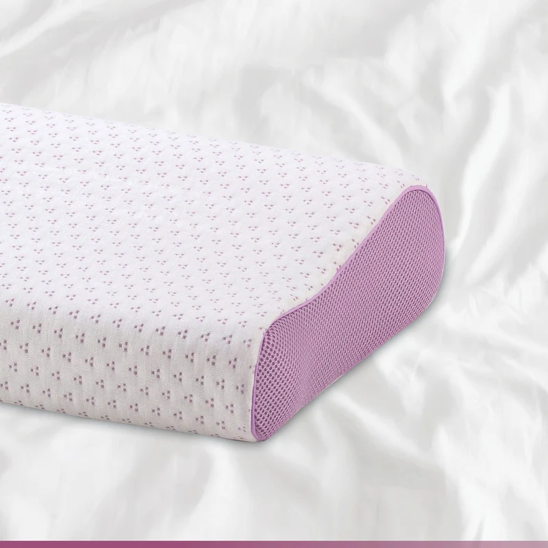 2 x anatomisches Kissen aus Memory-Schaum Vitapur Lavender Memory – 30 x 50 cm