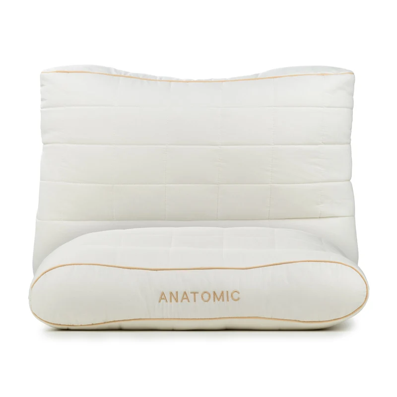 2 x anatomisches Kopfkissen Bamboo mit Bambusfasern – 50 x 70 cm