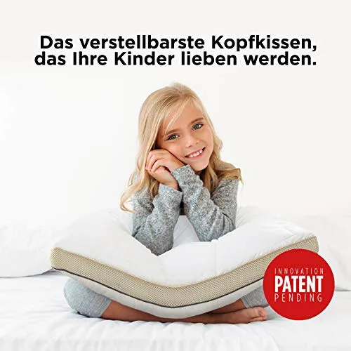 2 x Hybrid Kinderkopfkissen NEO Junior – 40 x 60 cm