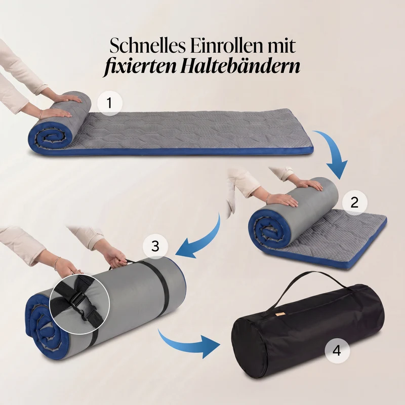 Vitapur Reise-Camping-Topper ActiveAir To Go, 5 cm