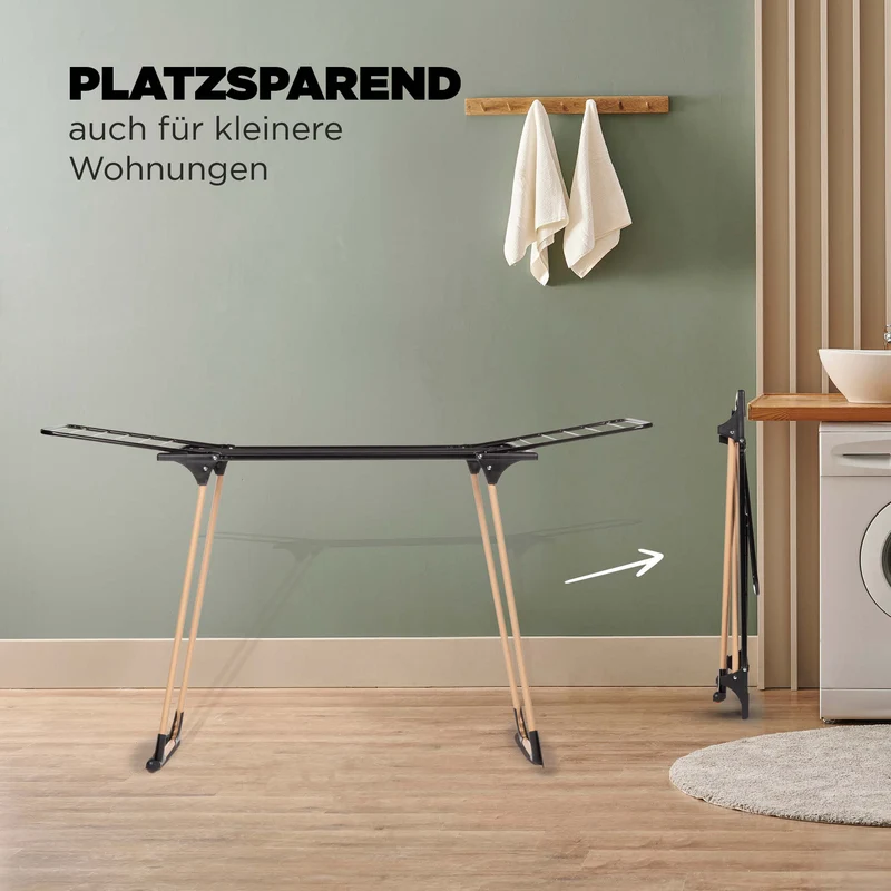 Ausziehbarer Wäschetrockner XXL