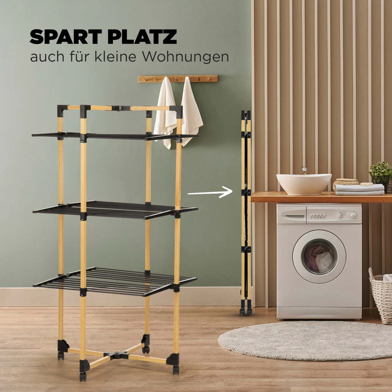 Vitapur Tower Deluxe vertikaler Wäscheständer