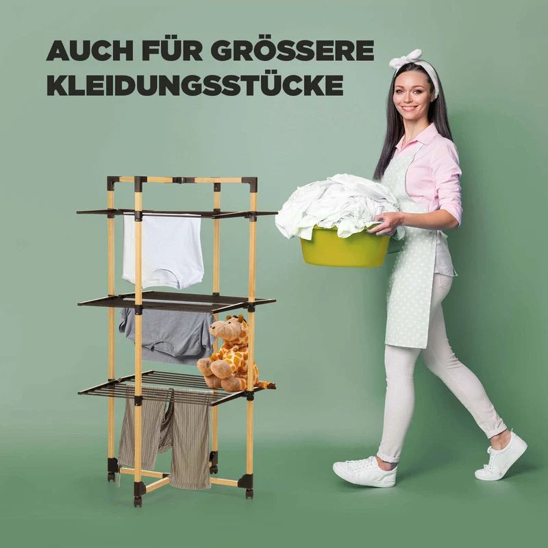 Vitapur Tower Deluxe vertikaler Wäscheständer