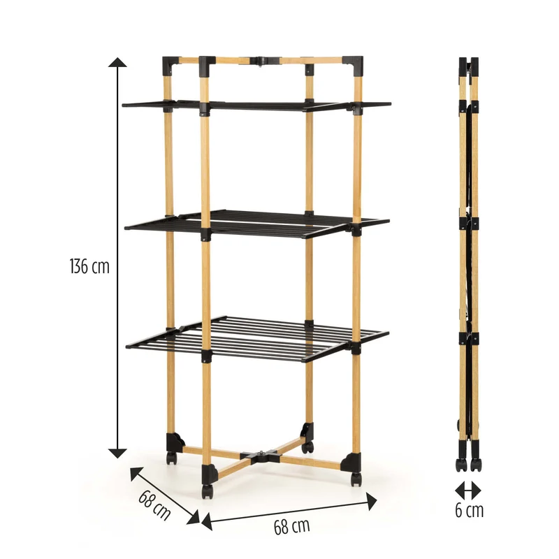 Vitapur Tower Deluxe vertikaler Wäscheständer