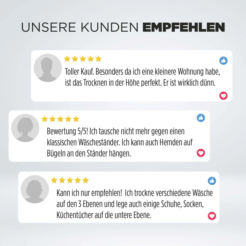 Vitapur Tower Deluxe vertikaler Wäscheständer