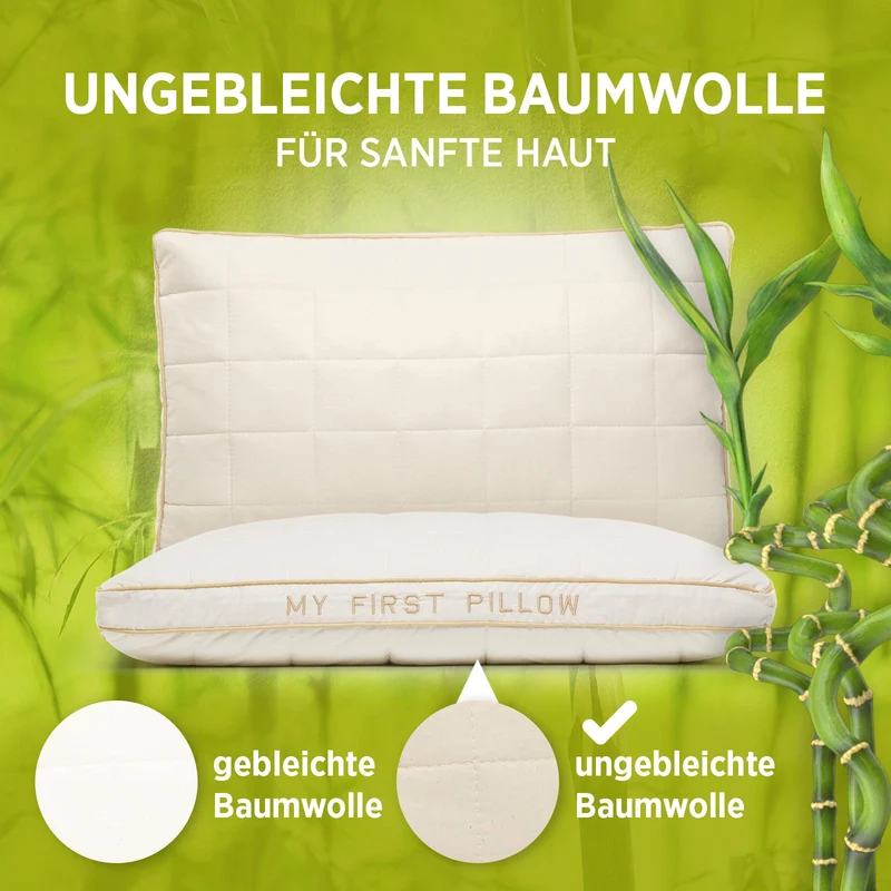 2 x Vitapur Kinder Kopfkissen My First Pillow – 40 x 60 cm