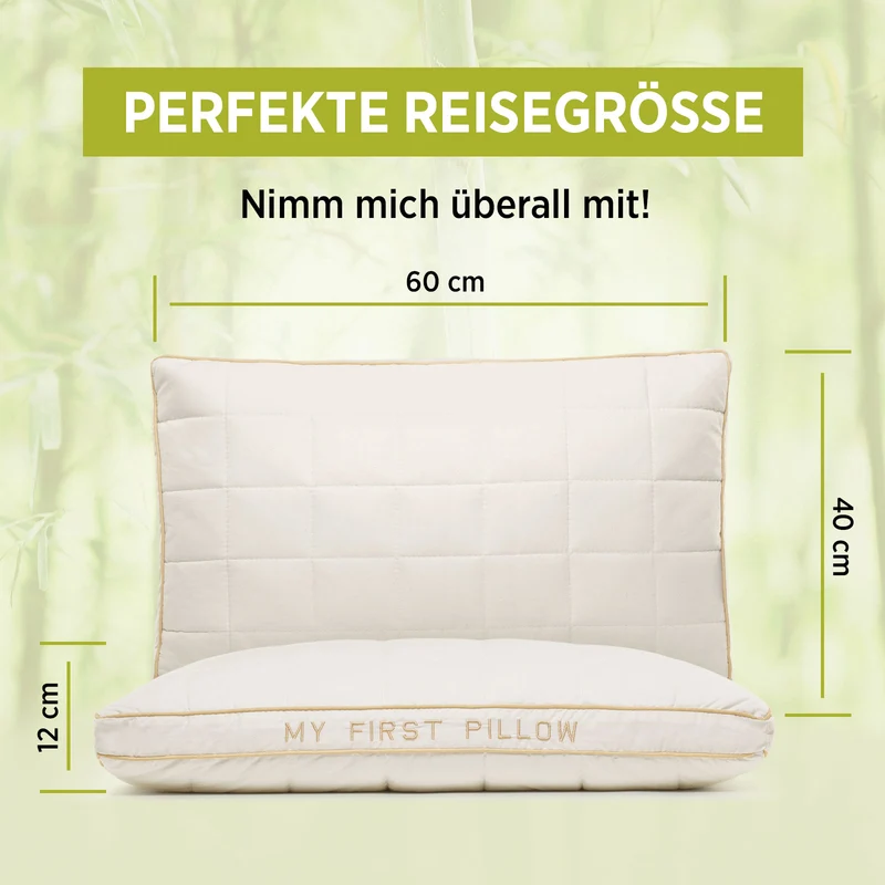 2 x Vitapur Kinder Kopfkissen My First Pillow – 40 x 60 cm