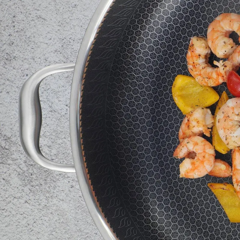 Stainless Steel Non Stick Frying Pan with Two Handles