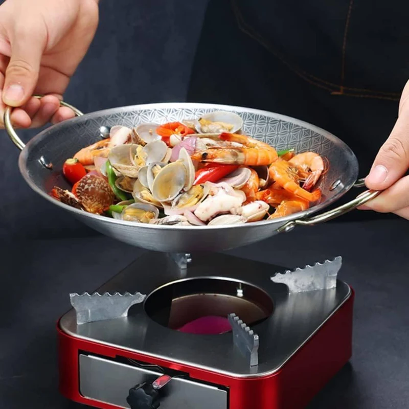 Stainless Steel Non Stick Wok Easy Cooking