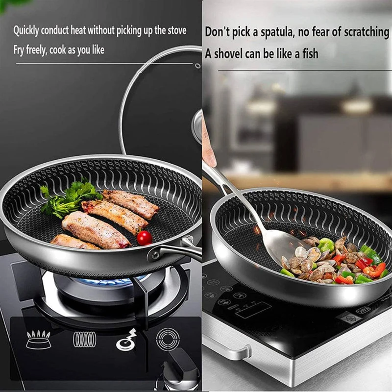 Stainless Steel Non Stick Frying Pan