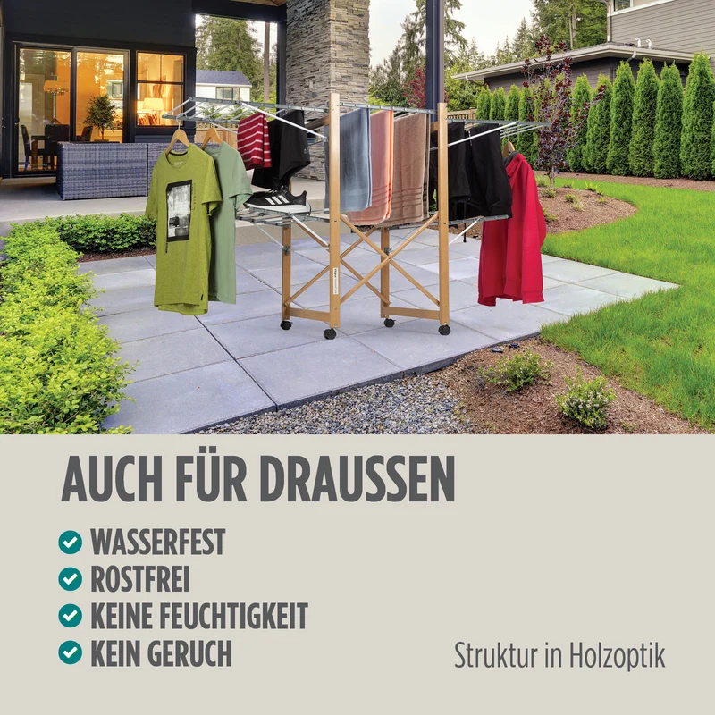 Vitapur Wäscheständer mit Rollen HouseCare