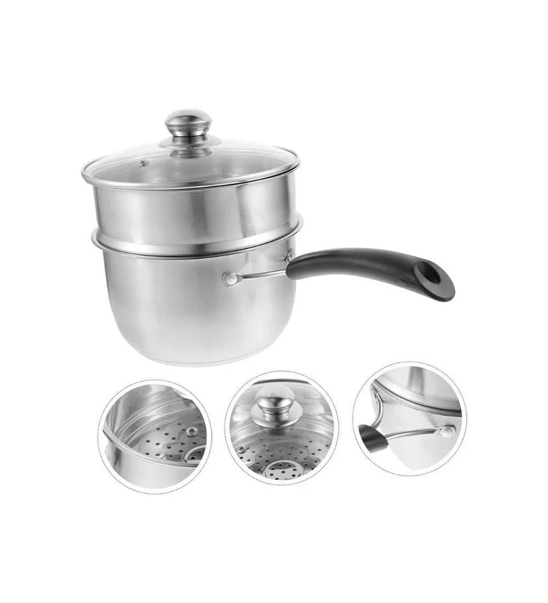 Double-Layer Steaming Pot Saucepan