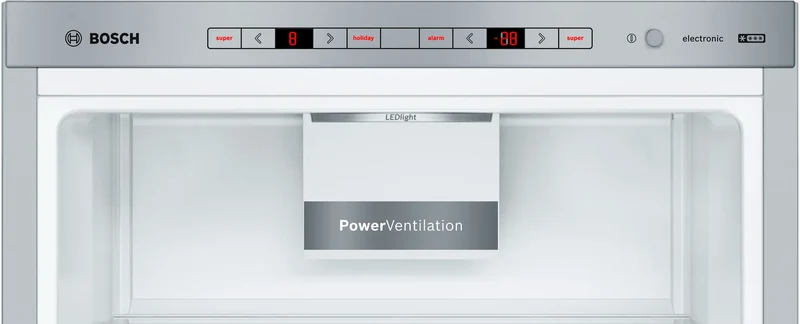 Bosch KGE398XBA Kühl-Gefrierkombination 339L Edelstahl Schwarz LowFrost EEK B