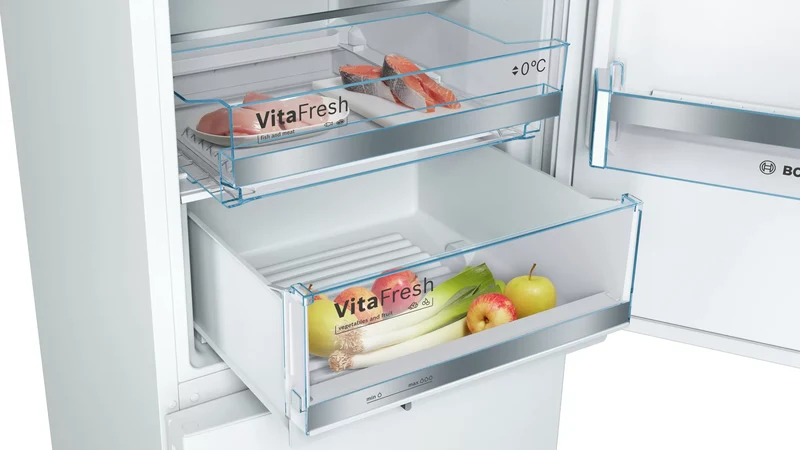 Bosch KGE36AWCA Kühl-Gefrierkombination 308L Weiß LowFrost EEK C