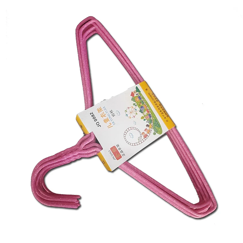 Steel Plastic-Coated Baby Clothes Hangers (10 Pack)