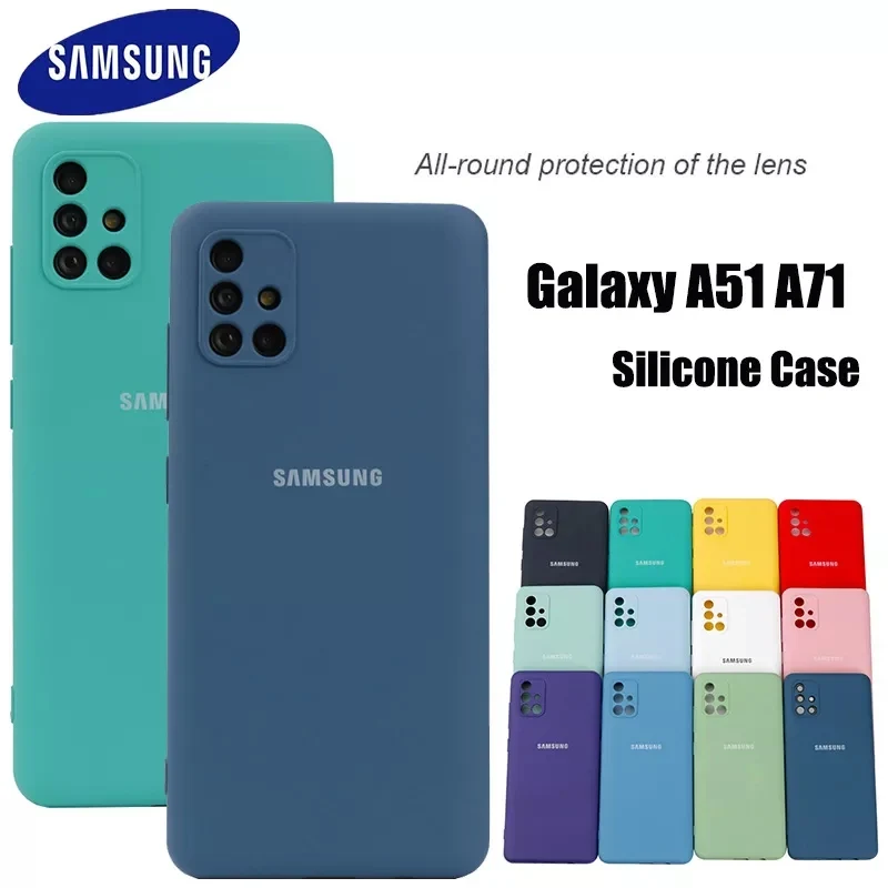 A51 Case Silicone Soft Phone Cover for Samsung