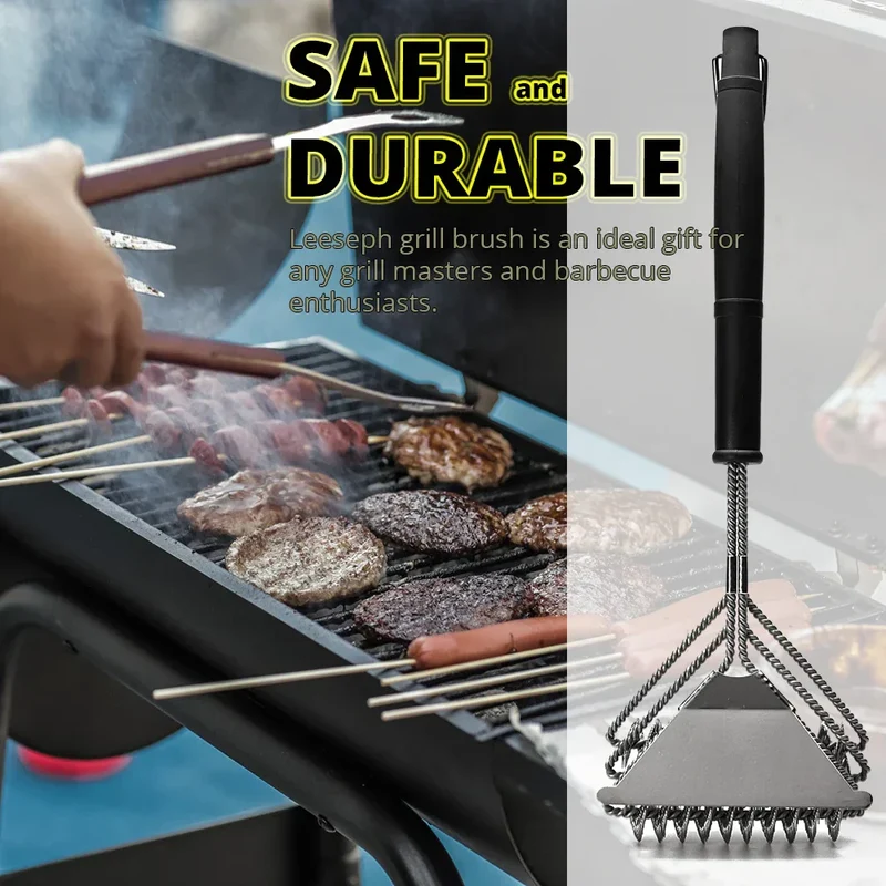 Rostfreier Edelstahl borstenfreier BBQ Grillbürste Reiniger | Brehn