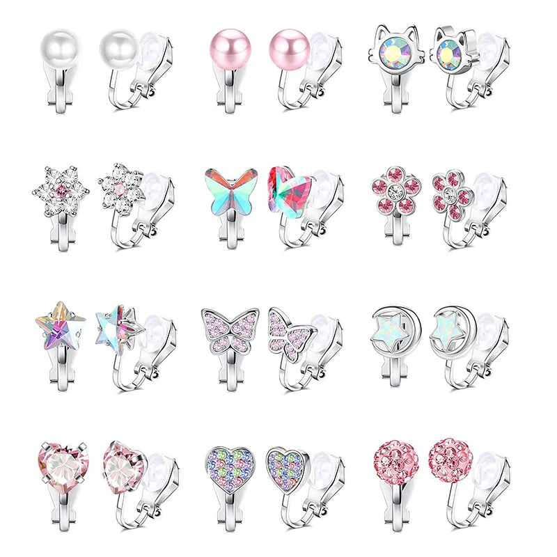 Charmante Clip-On Ohrringe Set Brehn