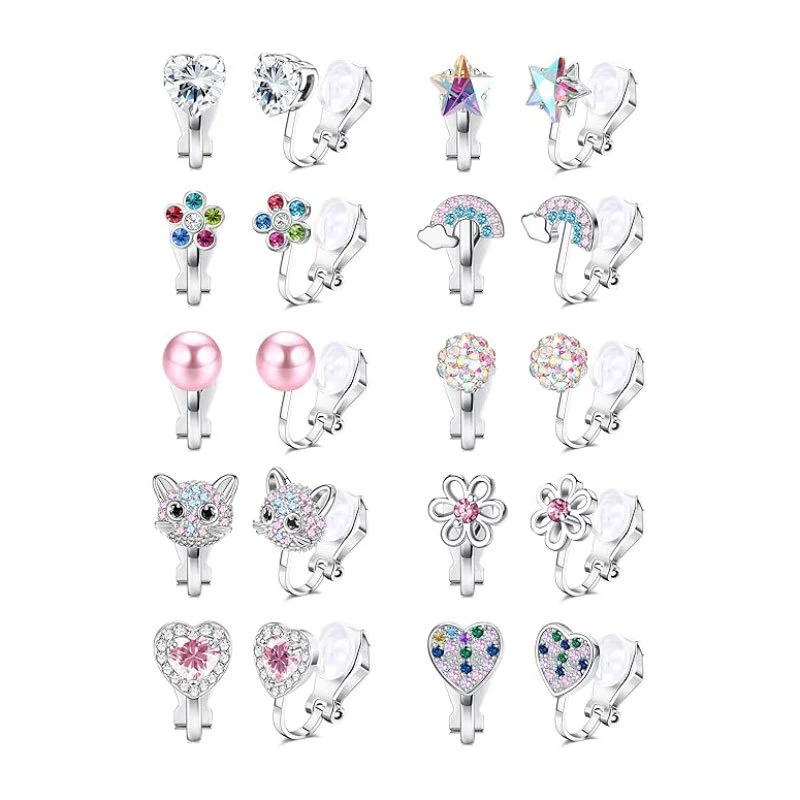 Charmante Clip-On Ohrringe Set Brehn