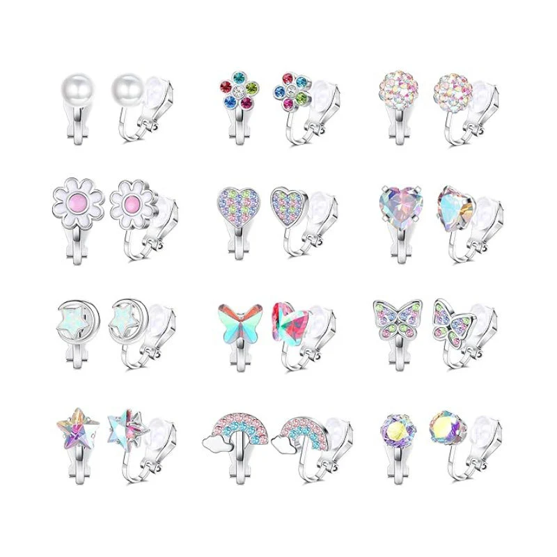 Charmante Clip-On Ohrringe Set Brehn