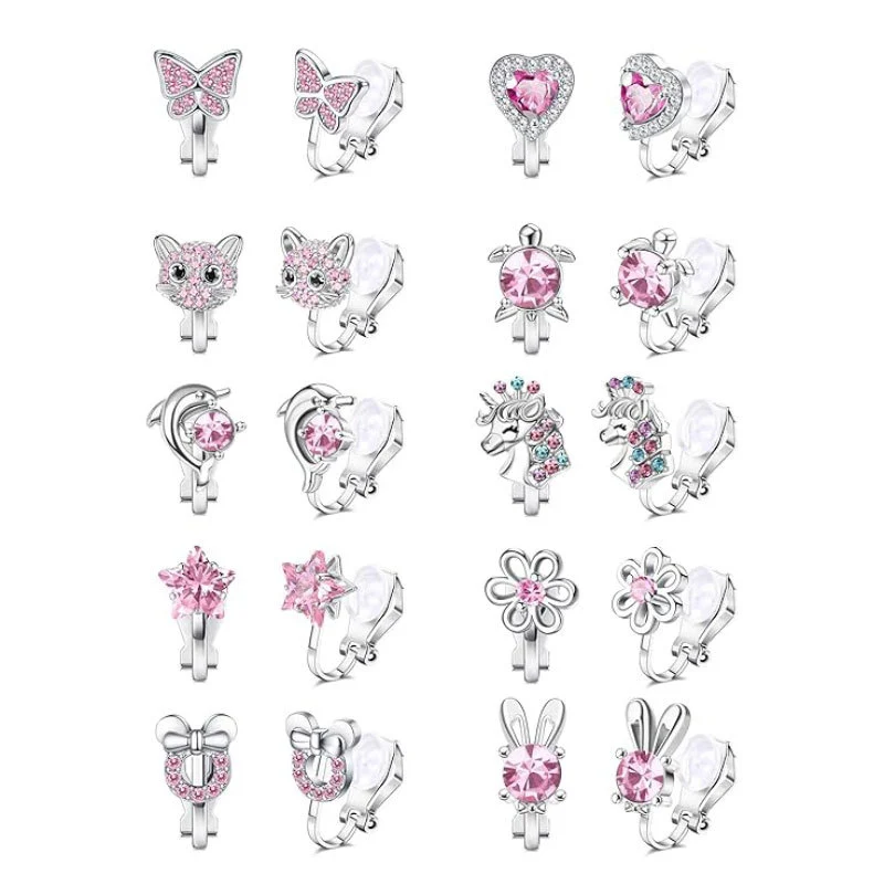 Charmante Clip-On Ohrringe Set Brehn