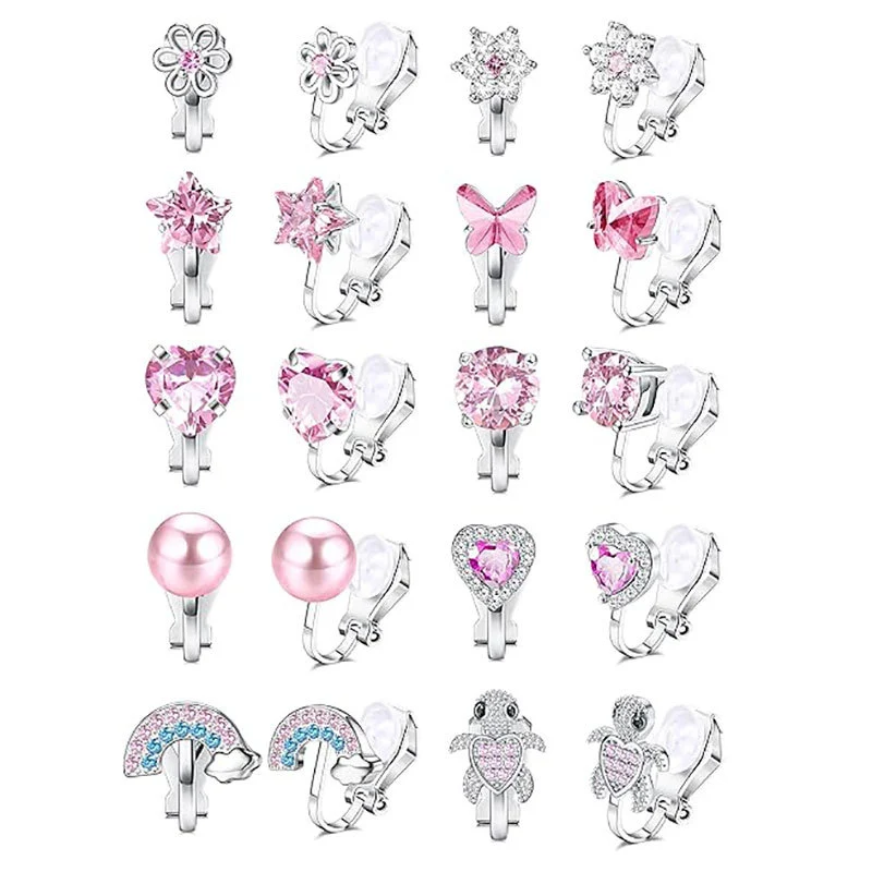 Charmante Clip-On Ohrringe Set Brehn