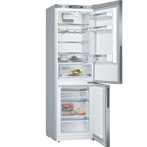 Bosch KGE36ALCA Kühl-Gefrierkombination 308L Edelstahl-Optik LowFrost EEK C