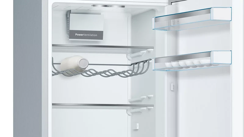 Bosch KGE36ALCA Kühl-Gefrierkombination 308L Edelstahl-Optik LowFrost EEK C