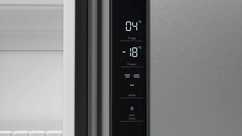Bosch KFN96VPEA Kühl-Gefrierkombination Side-by-Side 605L Edelstahl NoFrost EEK E