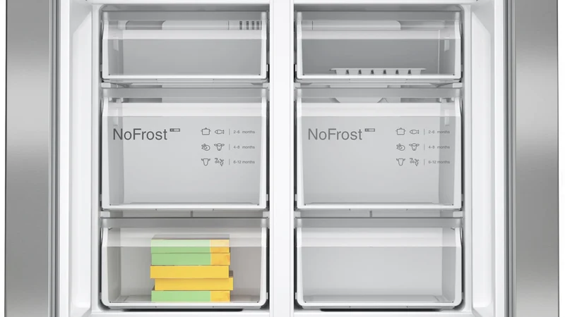 Bosch KFN96VPEA Kühl-Gefrierkombination Side-by-Side 605L Edelstahl NoFrost EEK E