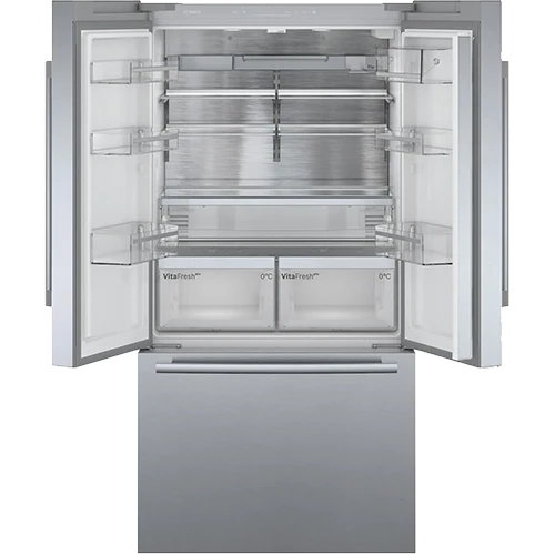 Bosch KFF96PIEP French Door Kühl-Gefrierkombination 605L Edelstahl NoFrost EEK E