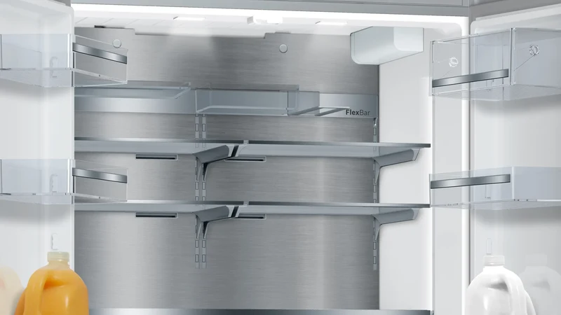 Bosch KFF96PIEP French Door Kühl-Gefrierkombination 605L Edelstahl NoFrost EEK E