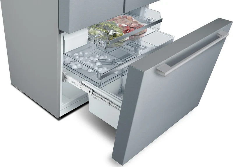 Bosch KFF96PIEP French Door Kühl-Gefrierkombination 605L Edelstahl NoFrost EEK E