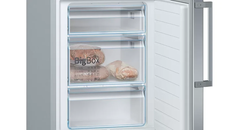 Bosch MKK69GSIBP Kühl-Gefrierkombination 363L Edelstahl LowFrost EEK C