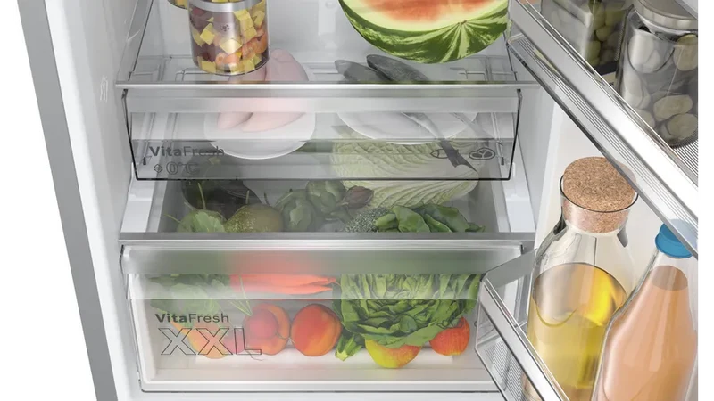 Bosch MKK69GNLAA Kühl-Gefrierkombination 363L Edelstahl-Optik NoFrost EEK A