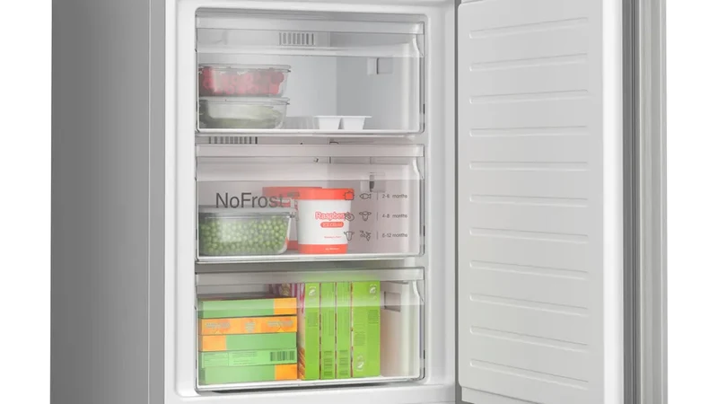 Bosch MKK69GNLAA Kühl-Gefrierkombination 363L Edelstahl-Optik NoFrost EEK A