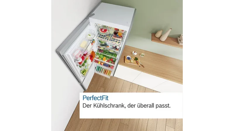 Bosch MKK69GNLAA Kühl-Gefrierkombination 363L Edelstahl-Optik NoFrost EEK A