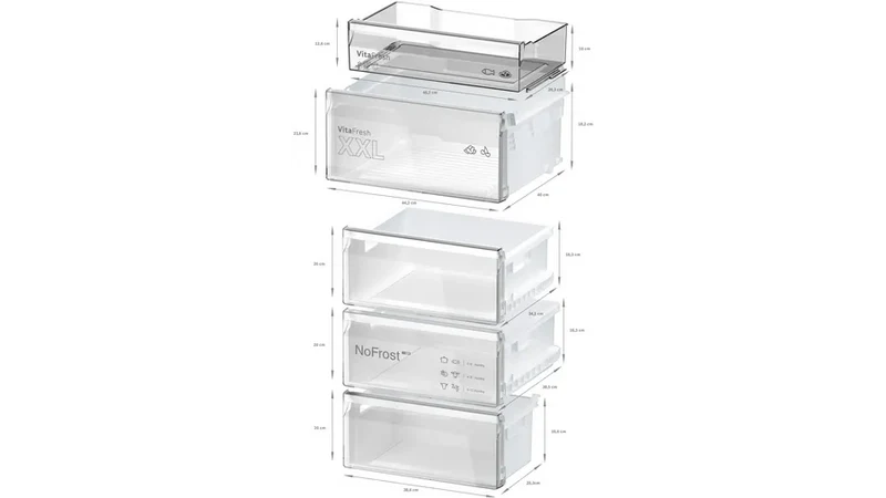 Bosch MKK69GNLAA Kühl-Gefrierkombination 363L Edelstahl-Optik NoFrost EEK A