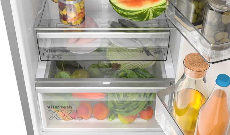 Bosch MKK69GNIAA Kühl-Gefrierkombination 363L Edelstahl-Optik NoFrost EEK A