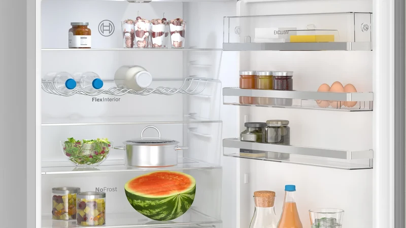 Bosch KGN49EICF Kühl-Gefrierkombination 440L Edelstahl-Optik NoFrost EEK C