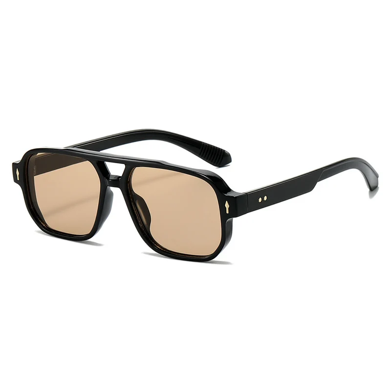 Oversized geometrische Sonnenbrille mit verbesserter UV-Schutz Brehn