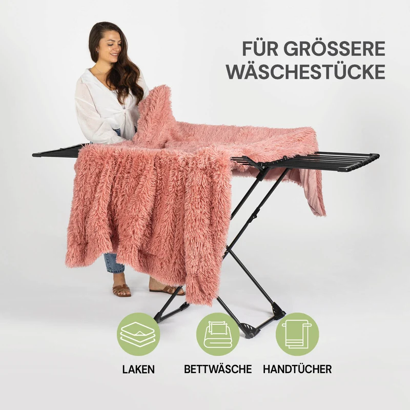 Erweiterbare Wäscheständer Vitapur DryMax Wing