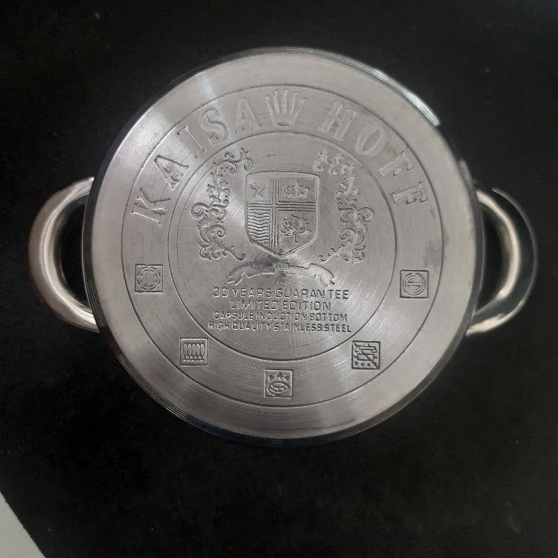Stainless Steel Casserole with Steel Handle 16 CM