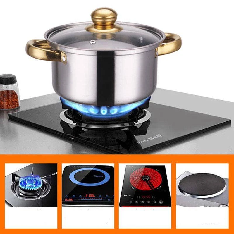 Stainless Steel Cookware Set 12PCS