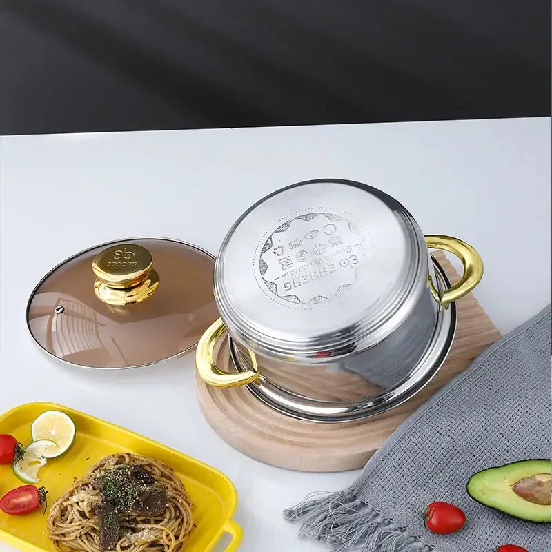 Stainless Steel Cookware Set 12PCS