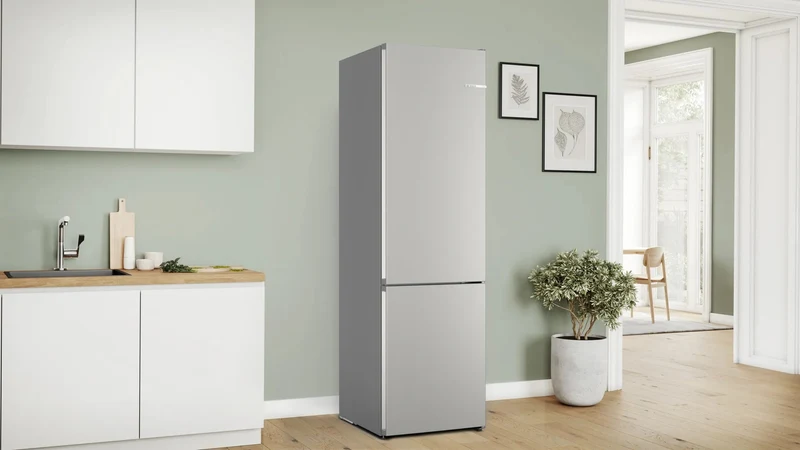 Bosch KGN39EICF Kühl-Gefrierkombination 366L Edelstahl NoFrost EEK C